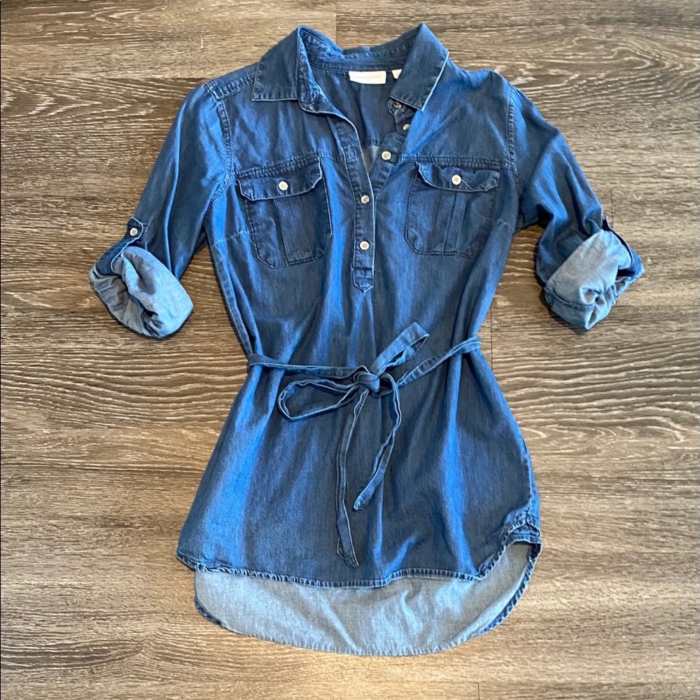 New York & Co Jean Tunic